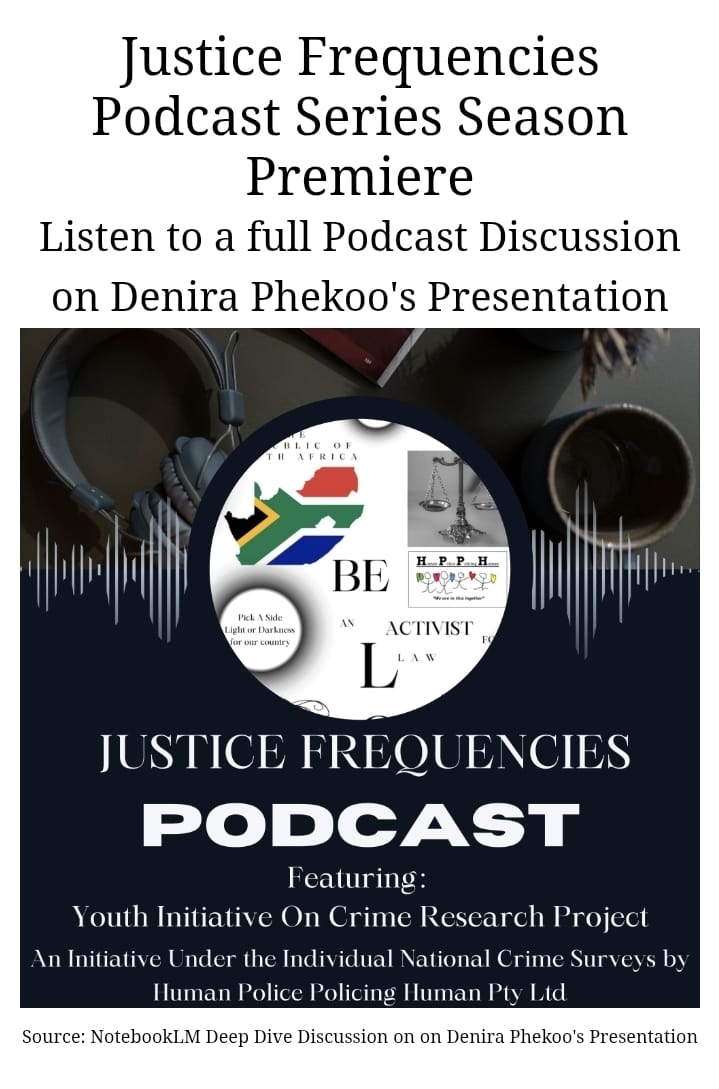 Denira Phekoo Poster Justice Frequencies Podcast Poster