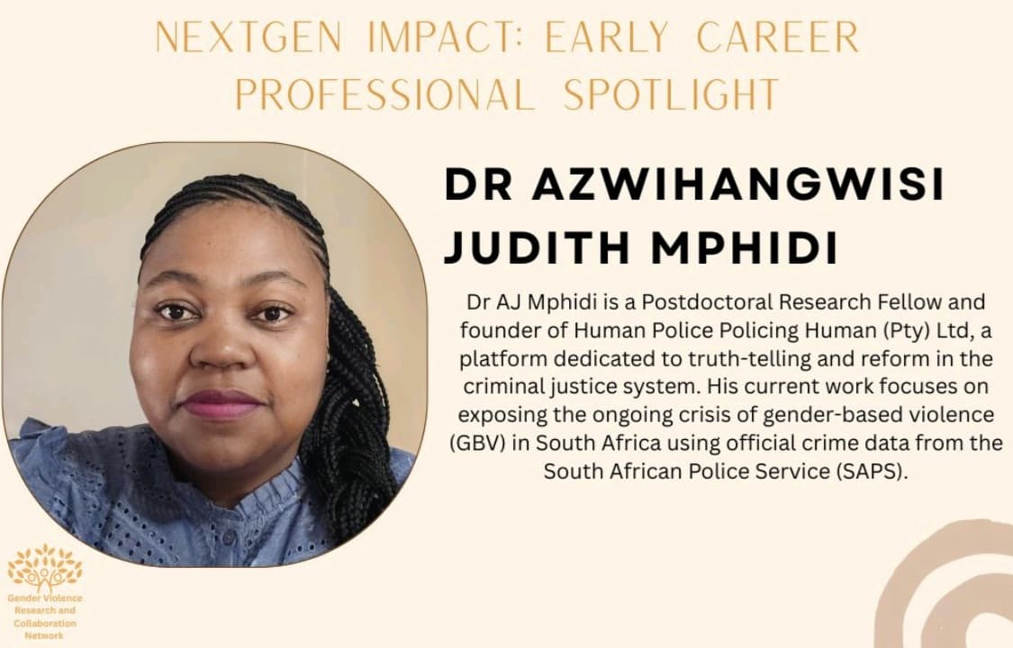 Dr AJ Mphidi Gender Violence Research and Collaboration Network